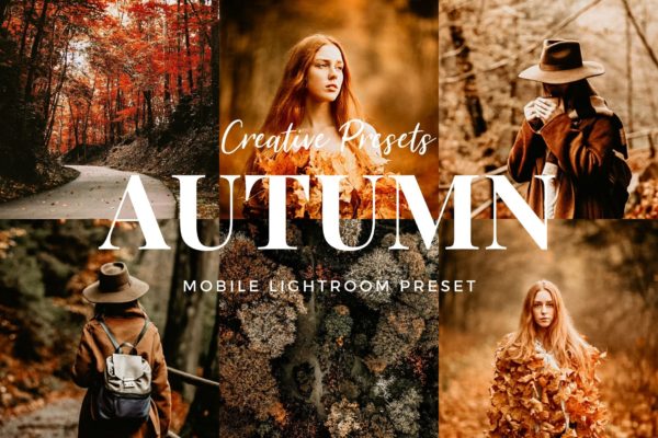 秋季摄影照片调色滤镜素材库精选LR预设 Autumn Lightroom Mobile Presets