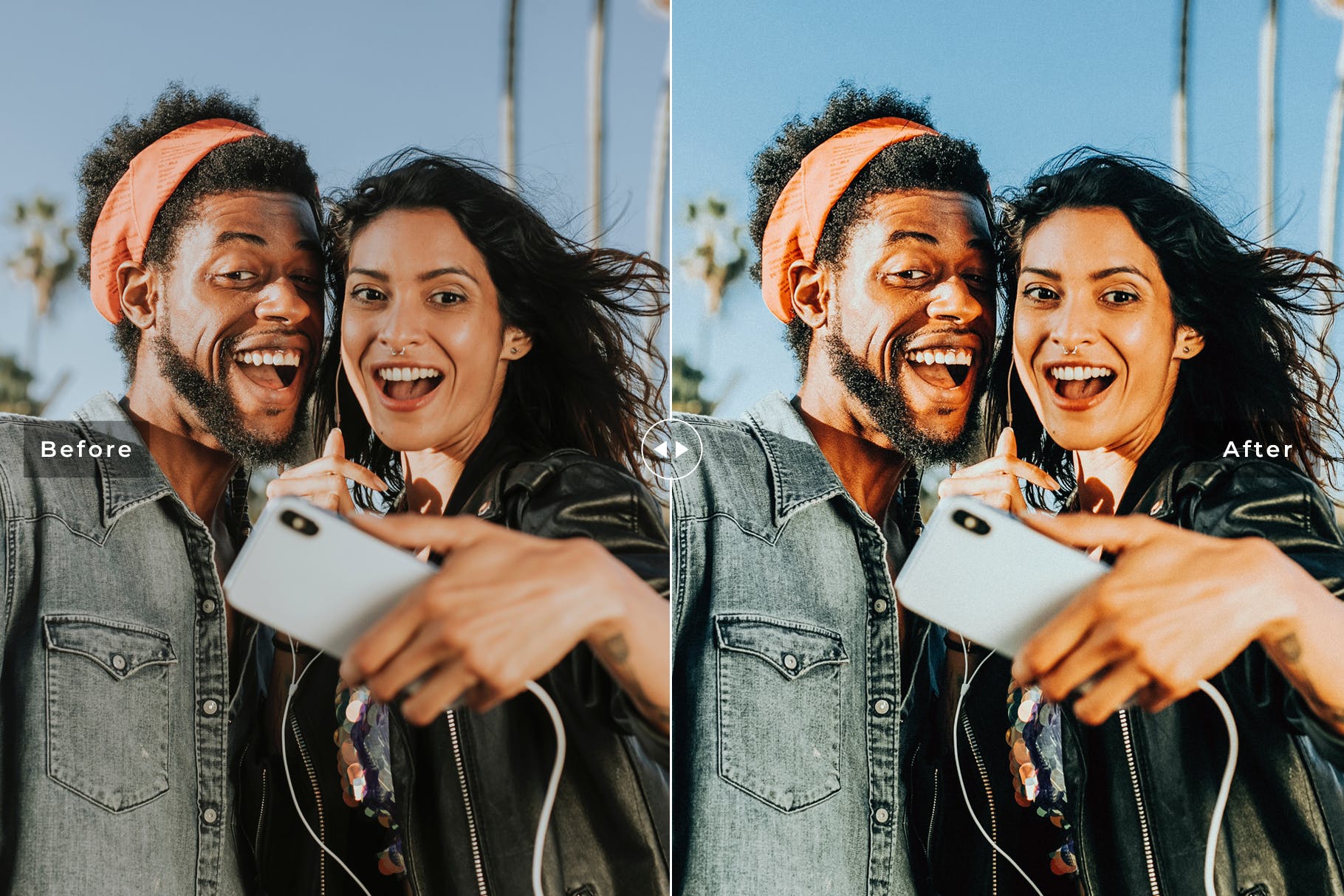 人像摄影影楼级后期调色滤镜LR预设 Selfie Filters Mobile & Desktop Lightroom Presets插图(1)