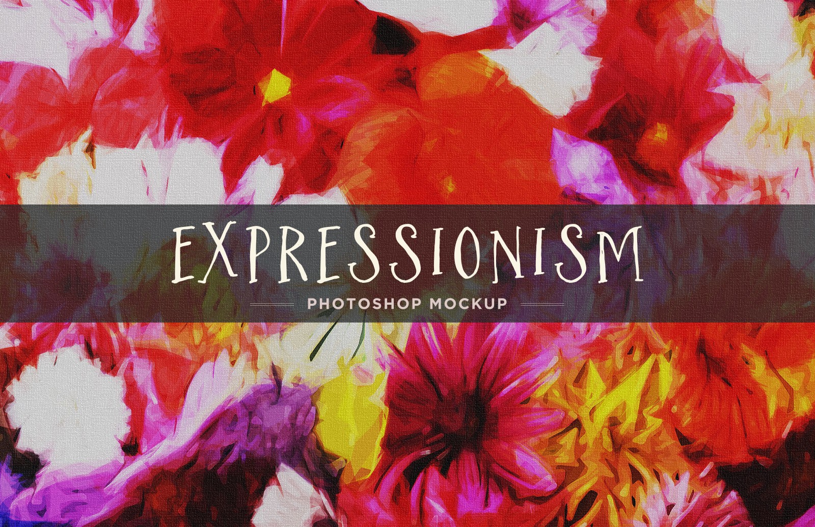 表现主义效果模型 Expressionism – Photoshop Mockup插图