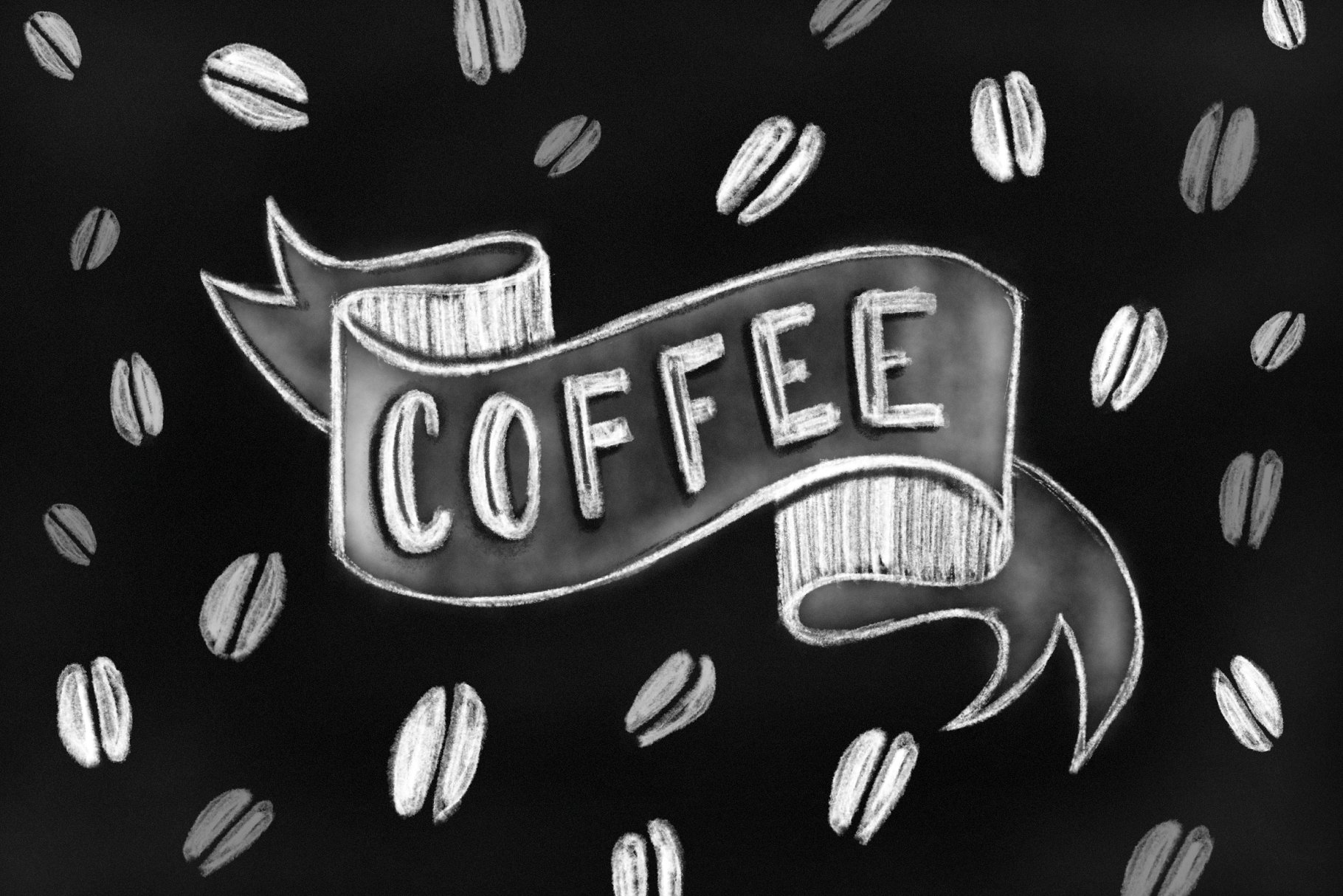 粉笔画黑板画画笔笔刷for Procreate Chalk Letterer Box for Procreate插图(1)