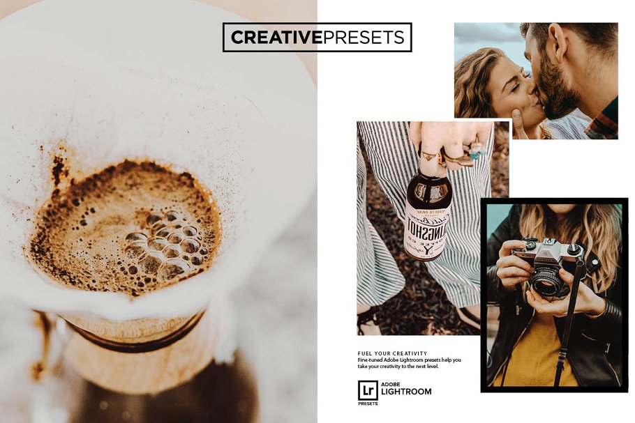 暖色调Lightroom预设照片处理效果ps滤镜插件 Cold Brew Moody Lightroom Presets插图(1)