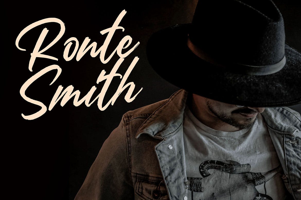 英文画笔书法字体 Rantheme – Stylish Brush Font插图(1)