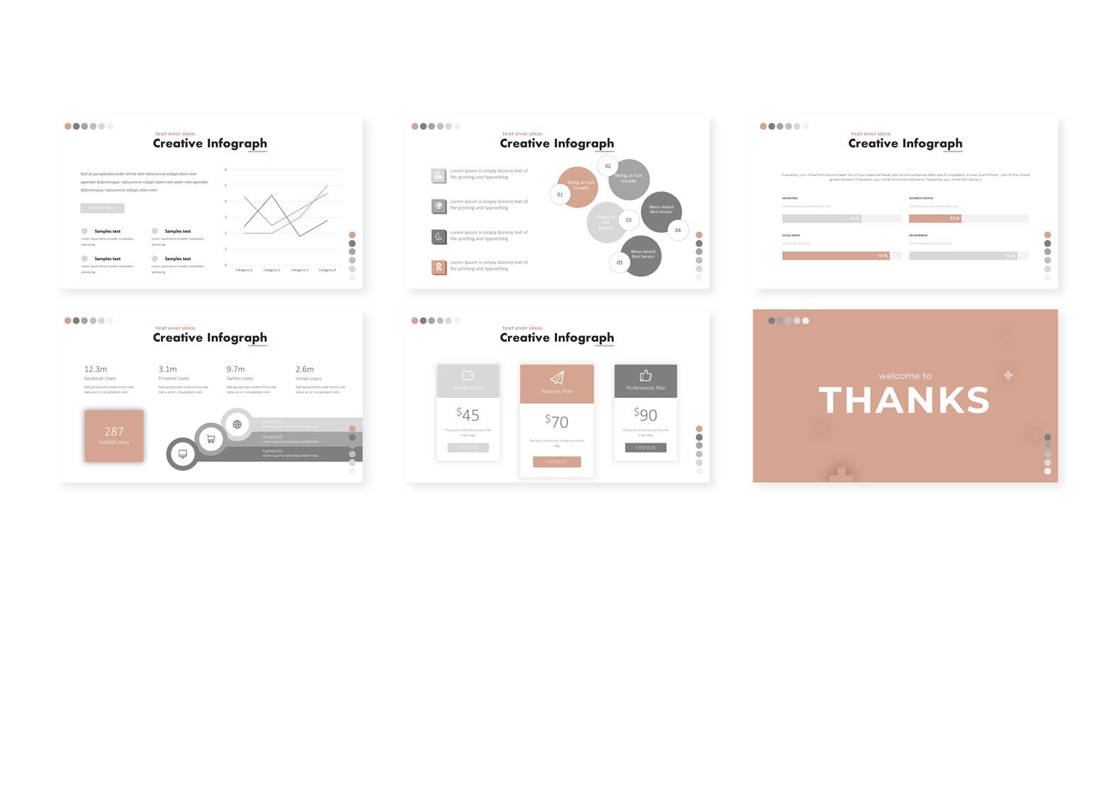 行业数据分析报告谷歌幻灯片模板 Flaming – Google Slides Template插图(3)