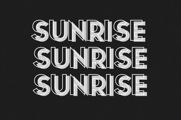 现代,时尚和优雅无衬线英文字体 San Marino // Four Font Files插图(3)