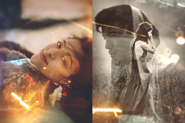 炫酷双重曝光海报照片特效PS动作 Double Exposure Photoshop Actions插图(11)