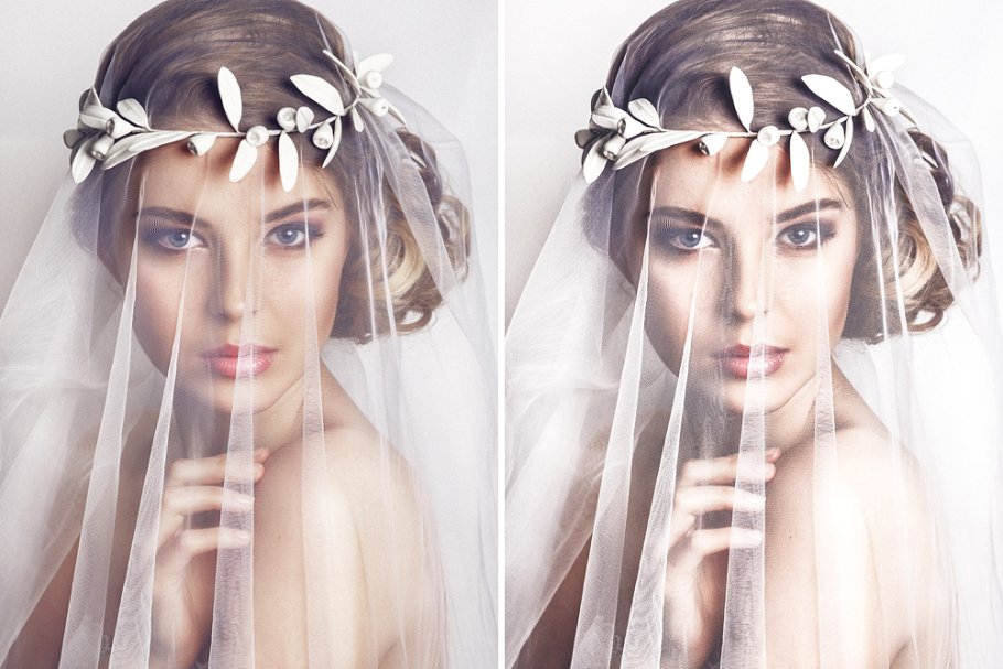 复古婚纱摄影特效PS动作 Photoshop Actions Vintage Wedding插图(16)