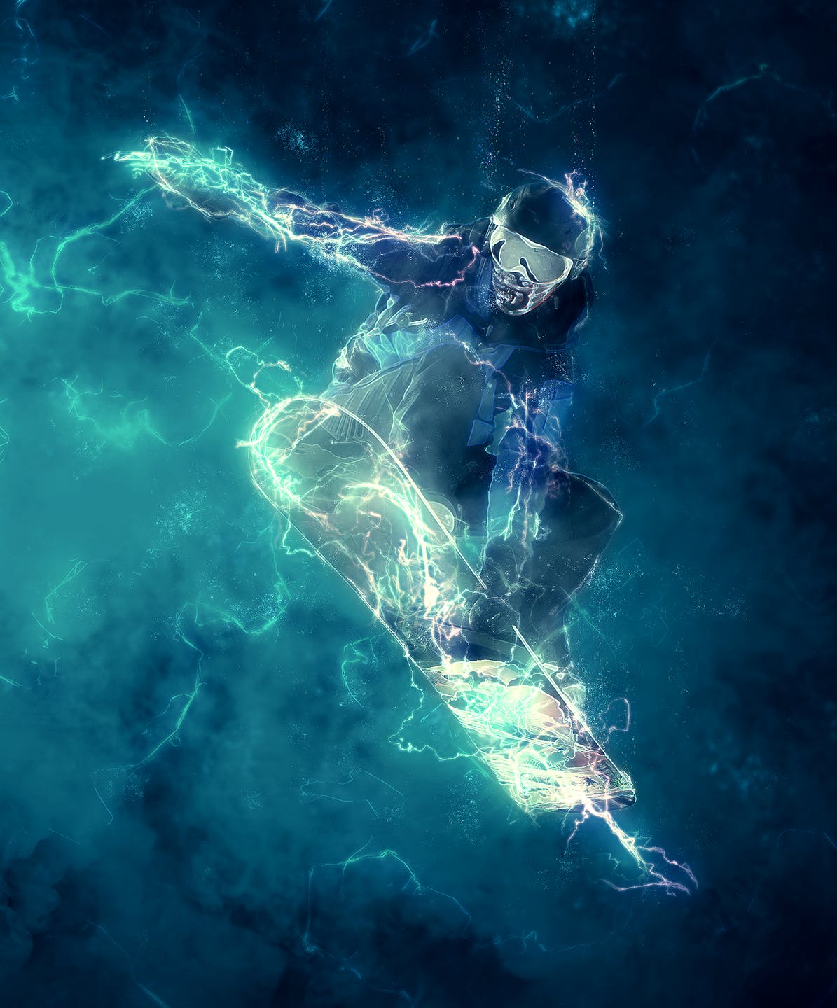 炫酷闪电能量环绕特效PS动作 Impulse CS4+ Photoshop Action插图(7)