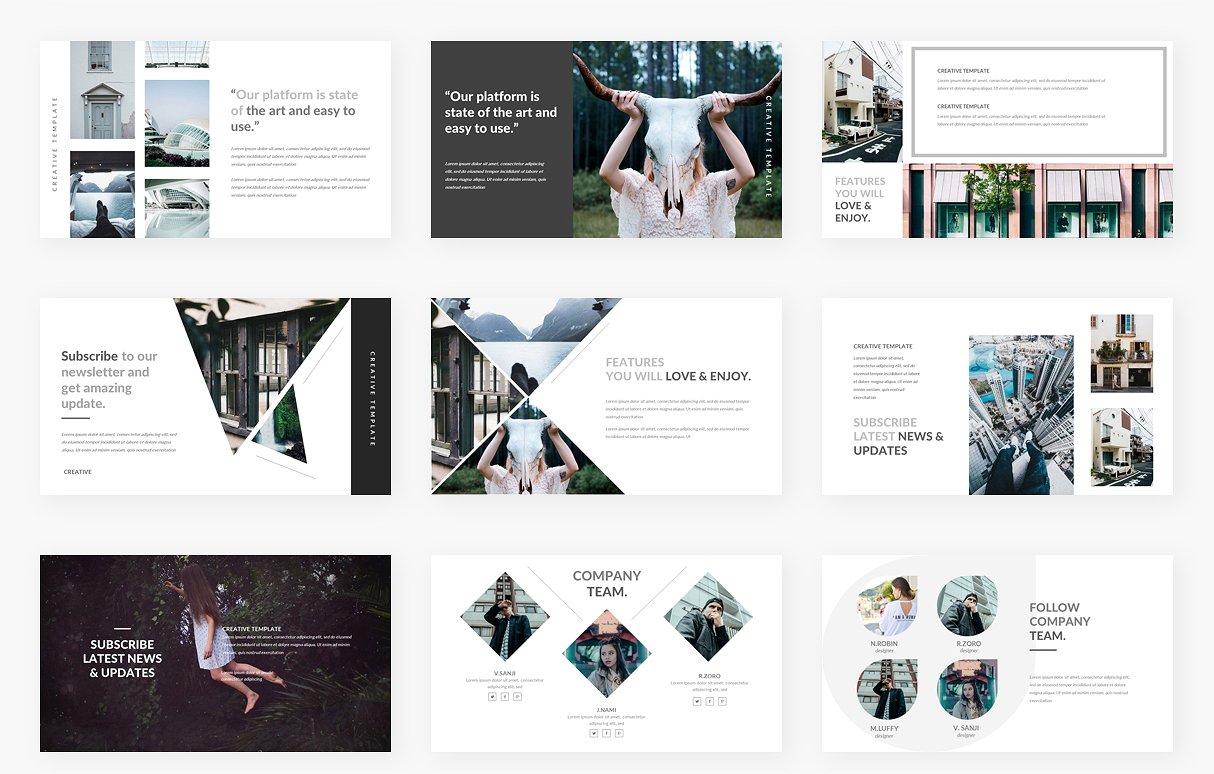 Aloza创意主题 Keynote 模板插图(2)