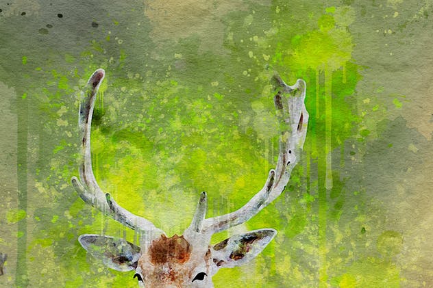 油画泼墨效果PS动作 Splash Art Photoshop Action插图(13)