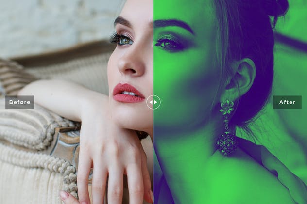 一款后期照片处理双色调专业效果Photoshop动作 Duotone Pro Photoshop Actions插图(3)