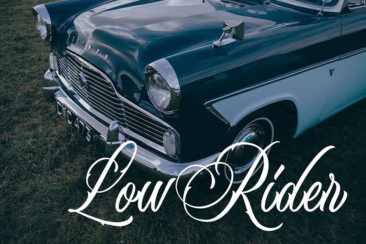 纹身艺术风格英文书法字体下载 Black Angela – Tattoo Font插图(2)