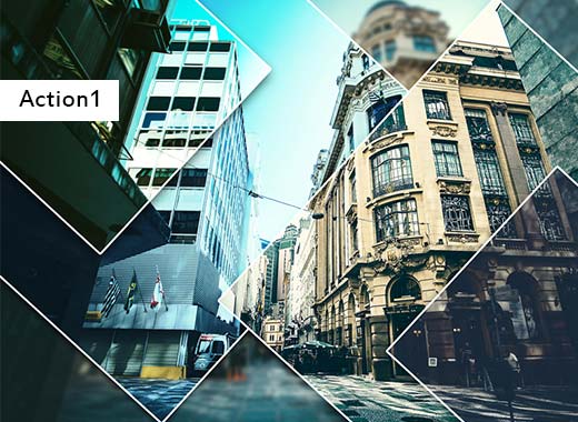 酷炫的图像分割处理的PS动作下载[ant]