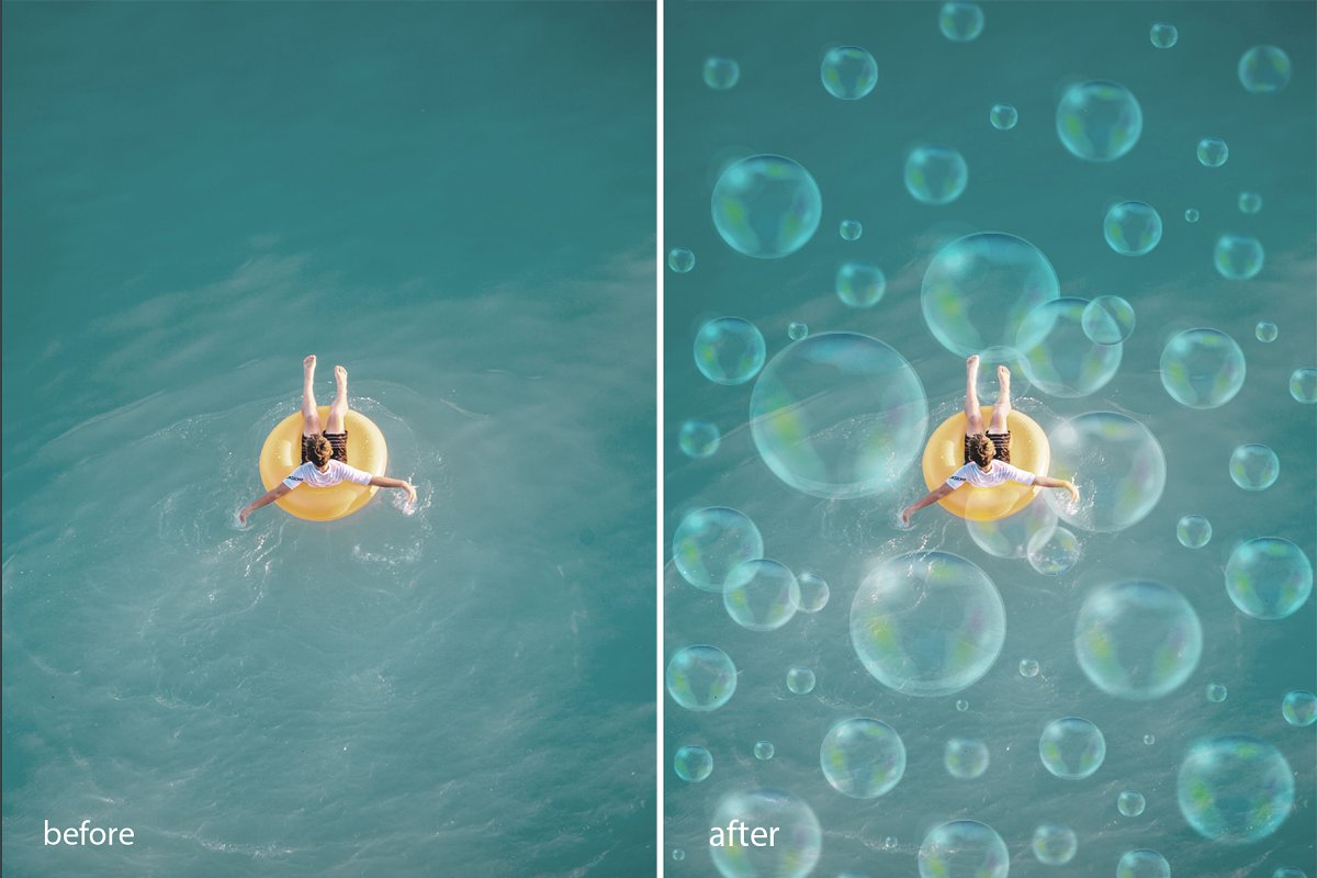 逼真的水分子叠层及大理石纹理PS图层样式插图(3)