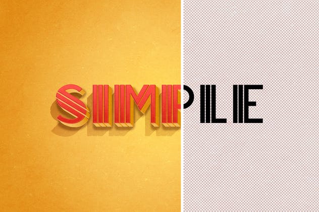 复刻电影加州梦风格文本图层样式 Retrica: Vintage Text Effects Pack插图(11)