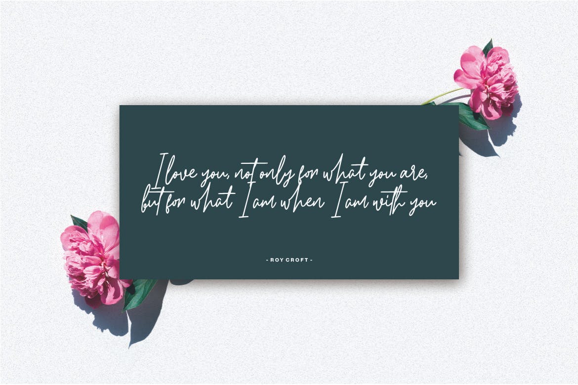 优雅流畅英文钢笔签名字体下载 Marlissa – Signature Font插图(1)