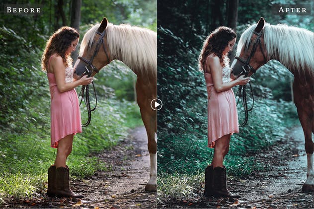 童话风格照片后期处理LR调色预设 Fairytale Mobile Lightroom Presets插图(3)