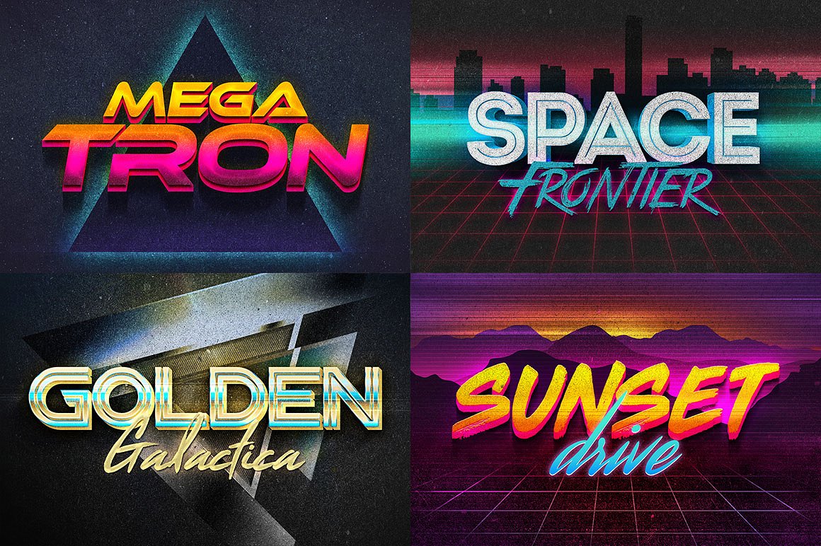 素材库下午茶：150款3D文字效果的PS图层样式 150 3D Text Effects for Photoshop–2.61 GB插图(61)