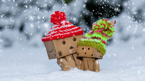 逼真动画暴风雪景特效的PS动作下载 Animated Snow Photoshop Action [atn]插图