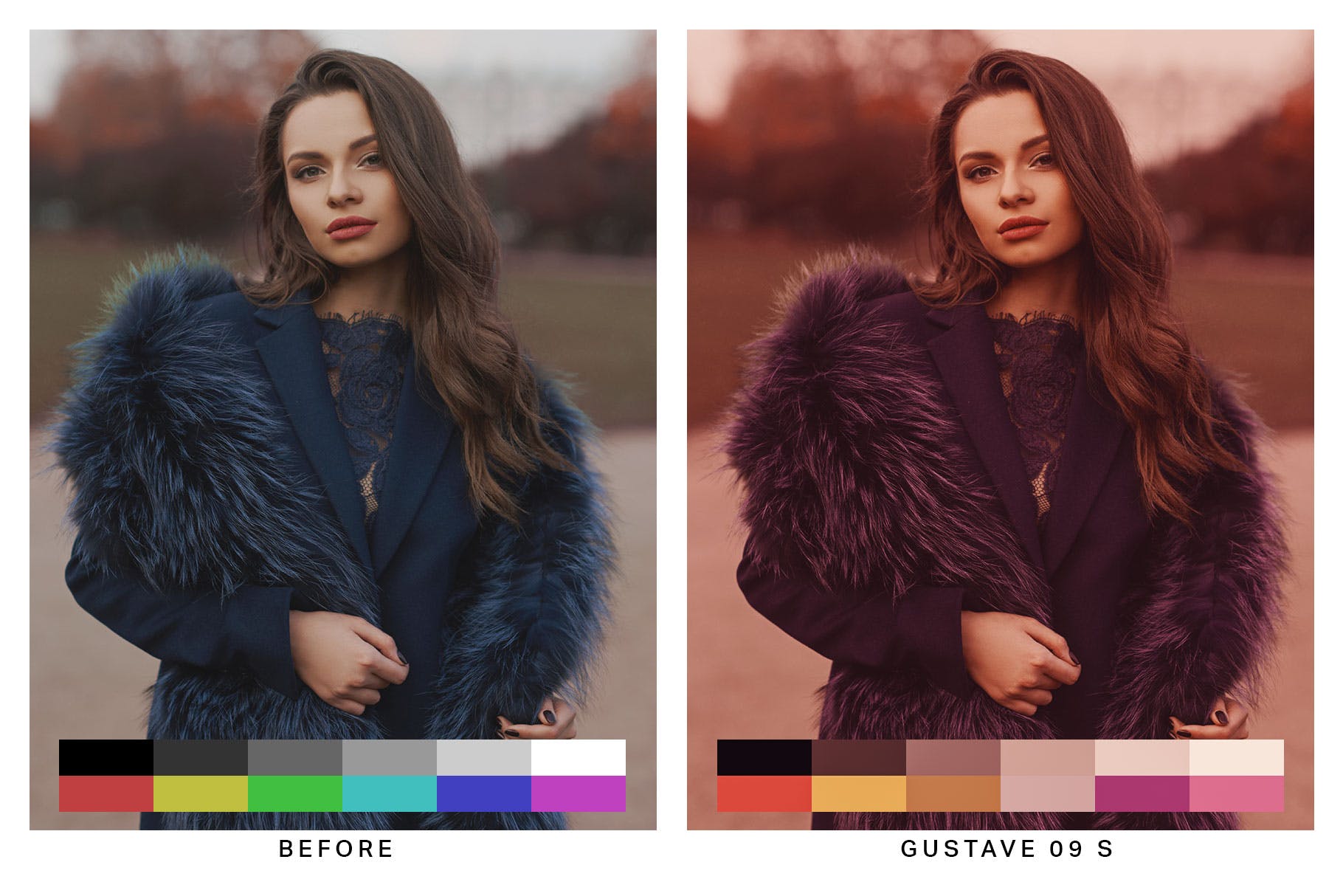 50款经典电影胶片色调Lightroom预设&LUT 50 Budapest Pink Lightroom Presets and LUTs插图(3)