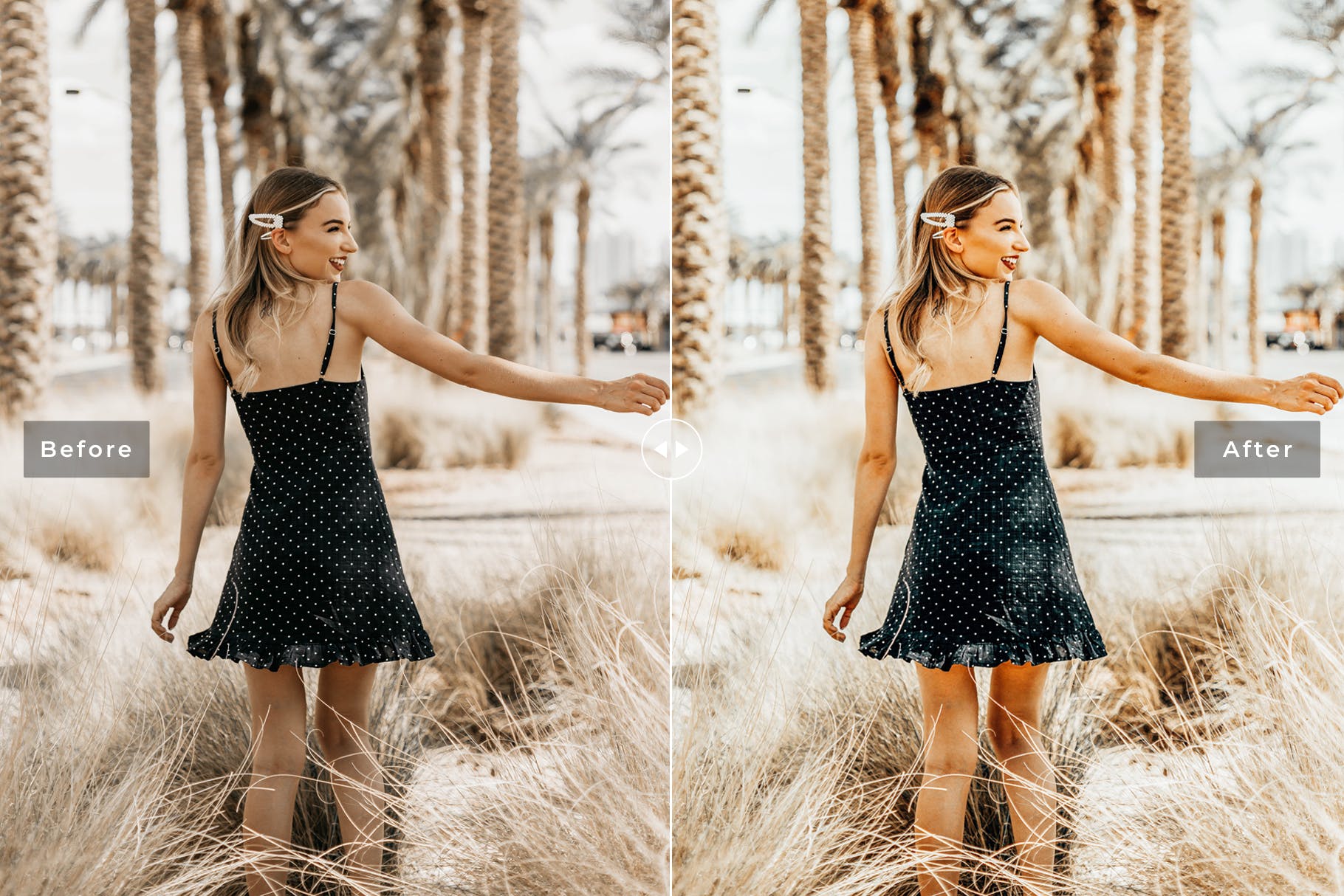 日系人物摄影后期处理暖色系调色滤镜LR预设 Mochi Mobile & Desktop Lightroom Presets插图(4)