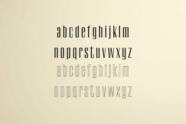 现代独特无衬线＆衬线设计字体Carla系列 Carla Duo Font Family Pack插图(2)