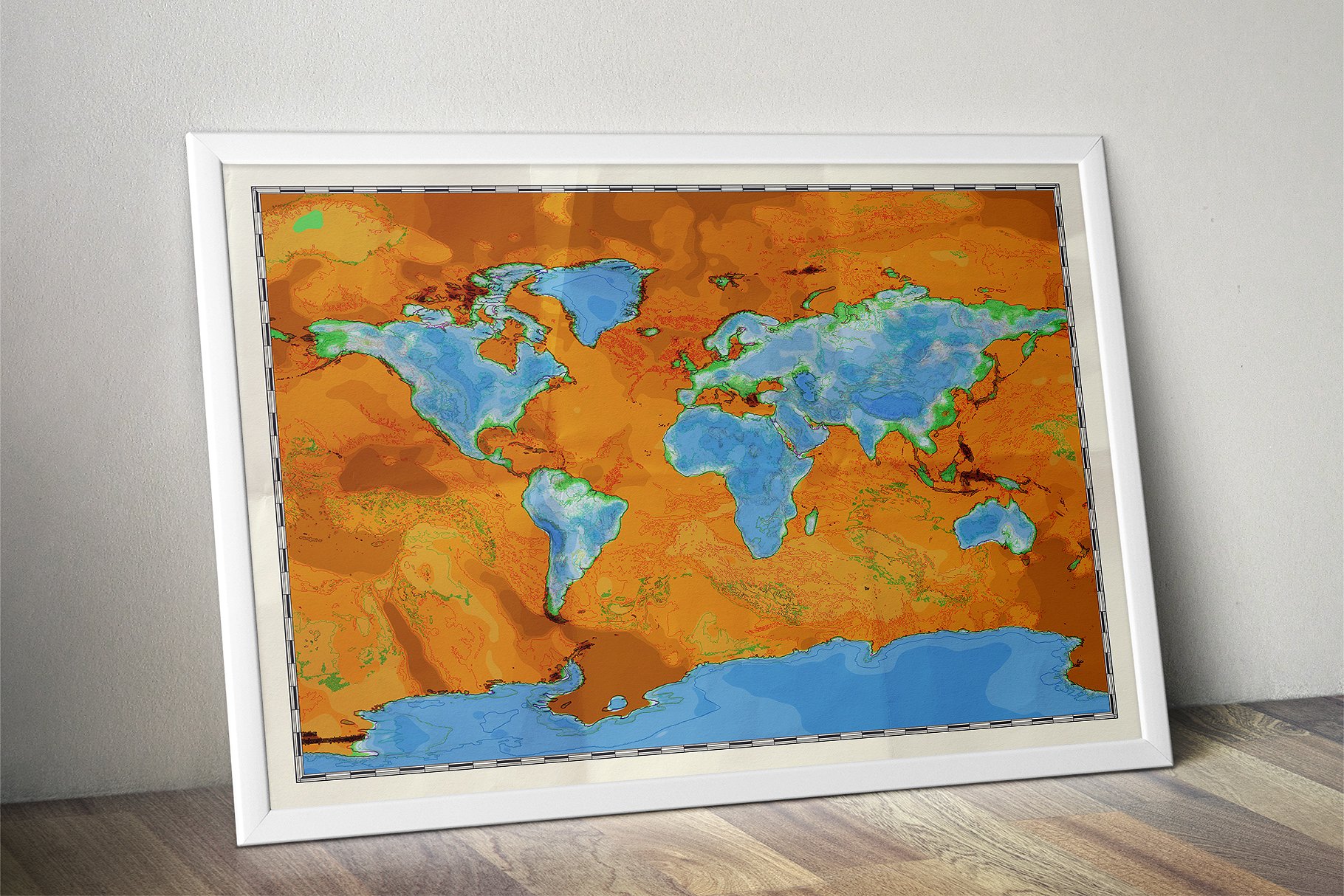 一键转换照片为创意手绘地图 IMAGE TO PHYSICAL MAP Converter插图(8)