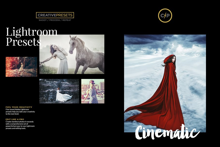 经典电影屏幕效果LR预设 Cinematic Lightroom Presets插图(3)