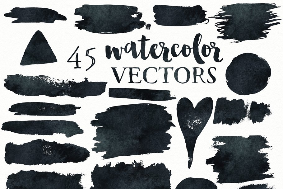 水彩插画艺术设计师工具包 Liquid Gold for Photoshop插图(4)