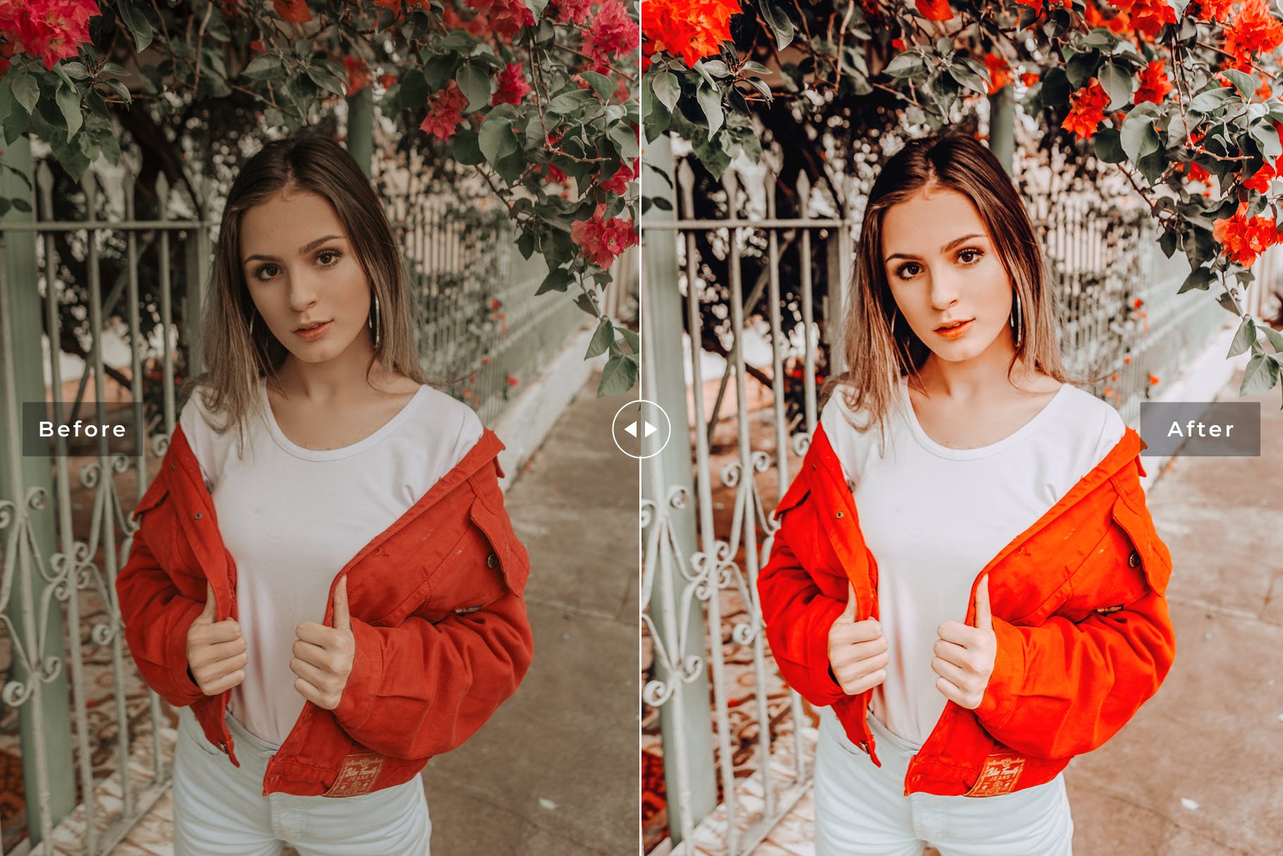 鲜艳自然人像摄影效果处理LR预设下载 Malaga Mobile & Desktop Lightroom Presets插图(3)