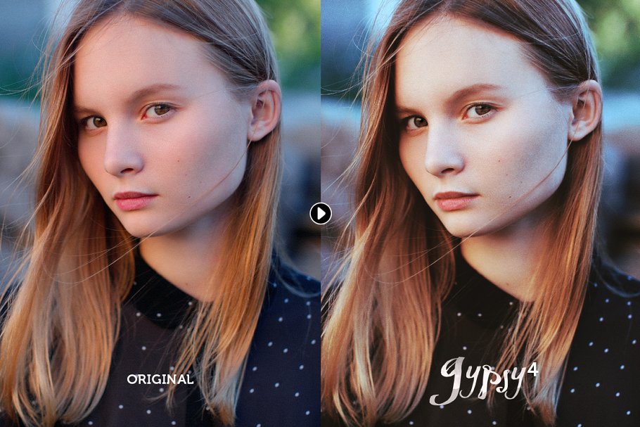 人像摄影后期效果处理PS动作 Gypsy – Indie Portrait PS Actions插图(4)