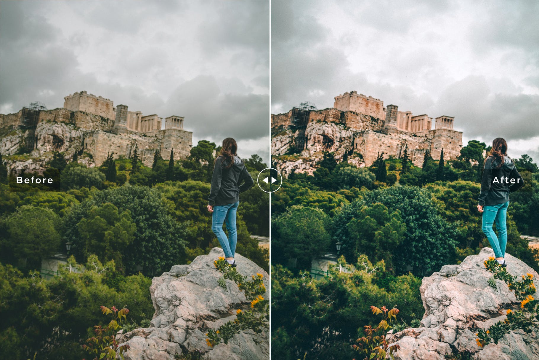 舒适暖色调景点摄影后期处理素材库精选LR预设 Athens Mobile & Desktop Lightroom Presets插图(3)