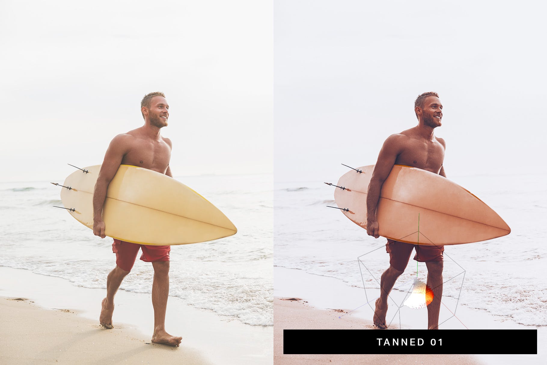 50款巧克力色&白色色调滤镜素材库精选LR预设 50 Coconut Tones Lightroom Presets and LUTs插图(4)