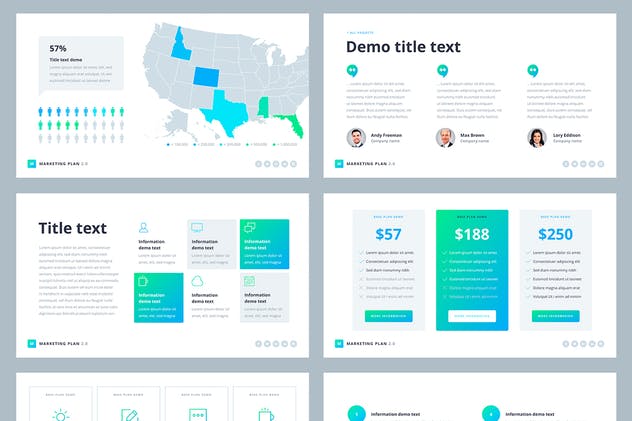 市场营销/市场规划主题Keynote演示文稿设计模板 Marketing Plan 2.0 for Keynote插图(8)