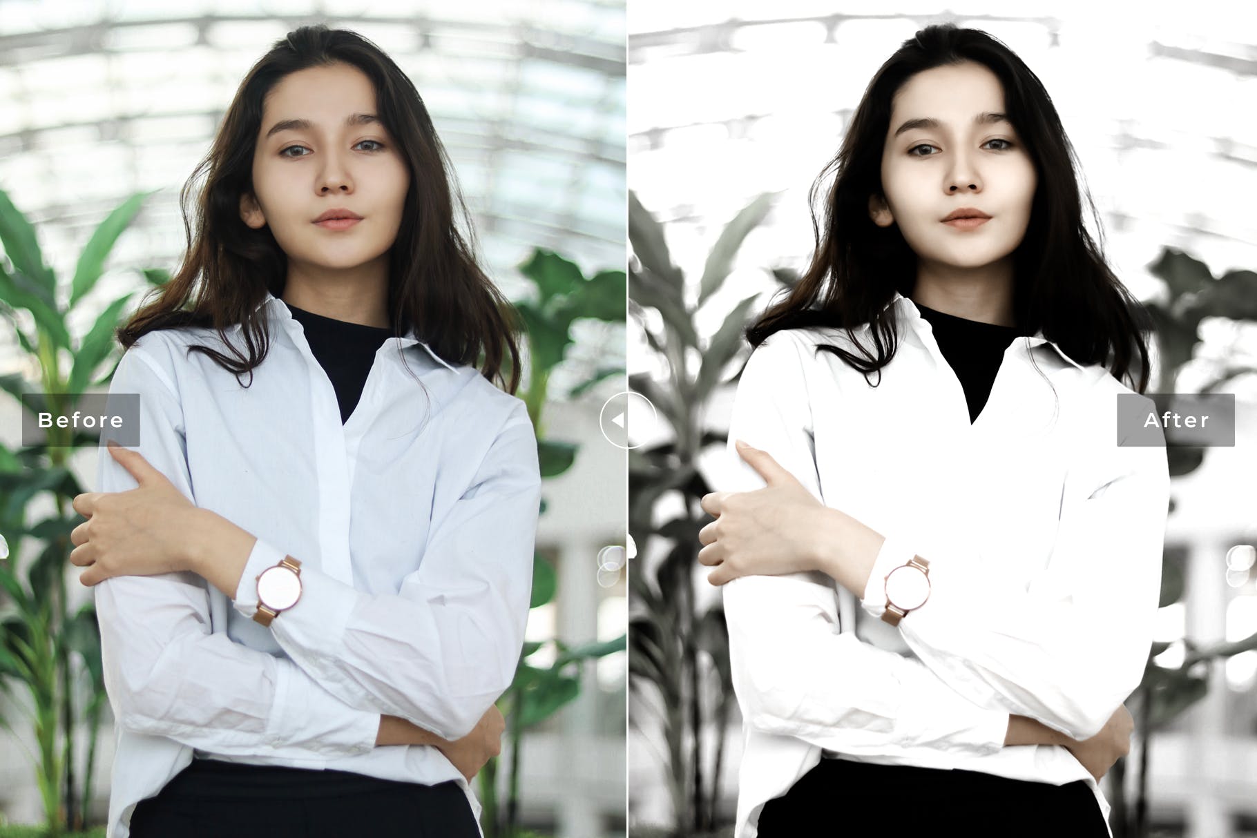 性冷淡风人像摄影后期处理LR调色预设 MINIMAL Minimalist Clear Lightroom Presets插图(2)