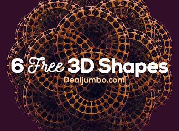 3D抽象图形集 6 Free Abstract 3D Shapes 3