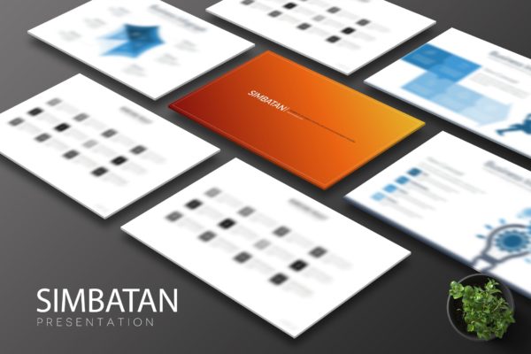 企业投标供应商介绍素材库精选Keynote模板设计模板 Simbatanku – Keynote Template