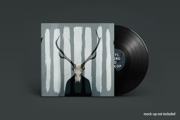 水墨斑马条纹遮罩效果PSD分层模板 Zebra插图(1)