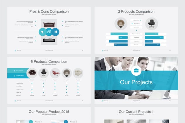 企业宣传多用途主题Keynote模板V.28 Multipurpose Keynote Template V.01插图(13)