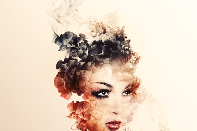 多彩墨水流动动画效果PS动作 Ink Flow Animation Photoshop Action插图(5)