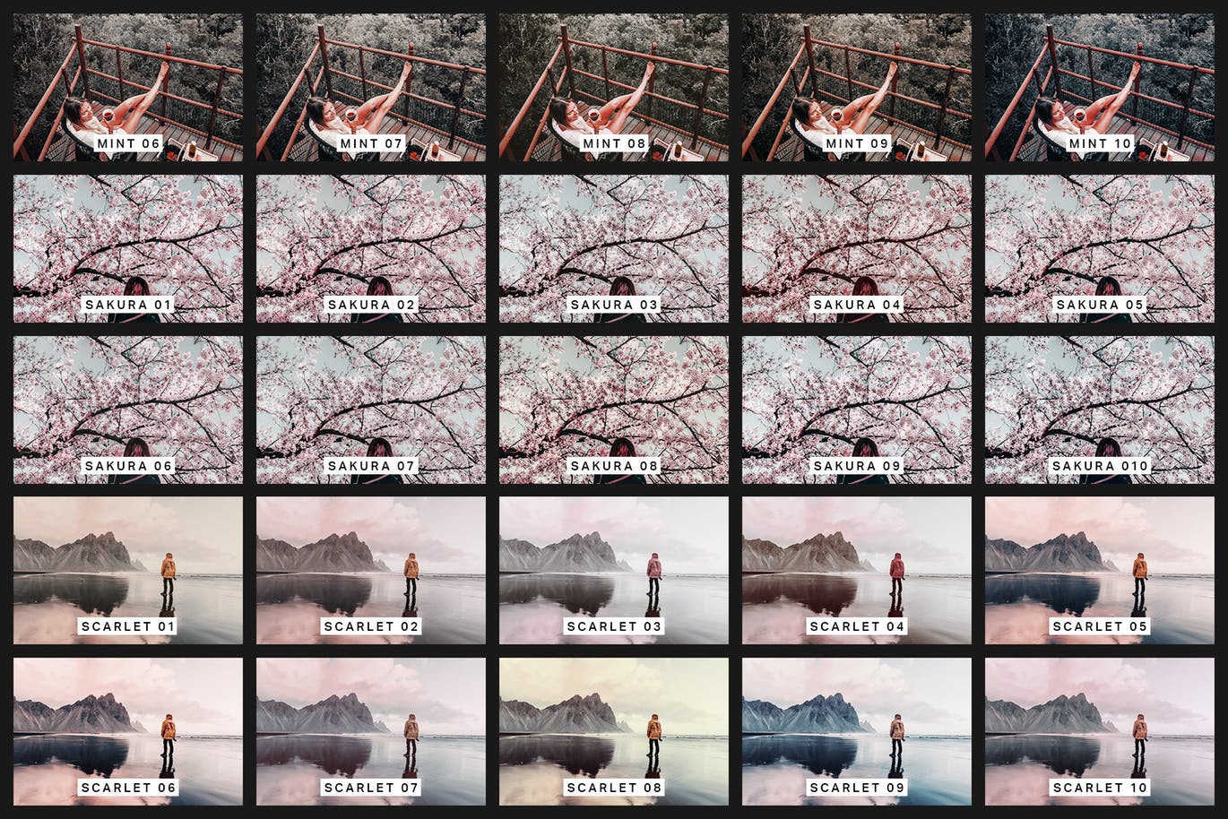 50款柯达Aerochrome红外胶片效果调色滤镜LR预设下载 50 Epic Red Lightroom Presets and LUTs插图(2)