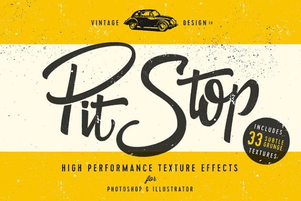 微粒沙砾纹理图层样式 PitStop – Subtle Texture Effects