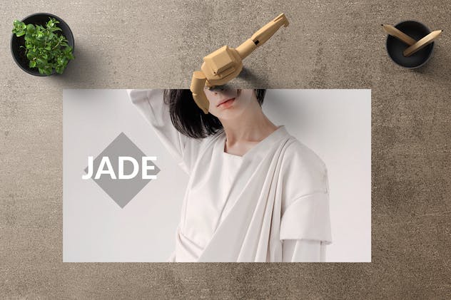 商业规划/市场规划PPT幻灯片模板下载 JADE Powerpoint Template插图(1)