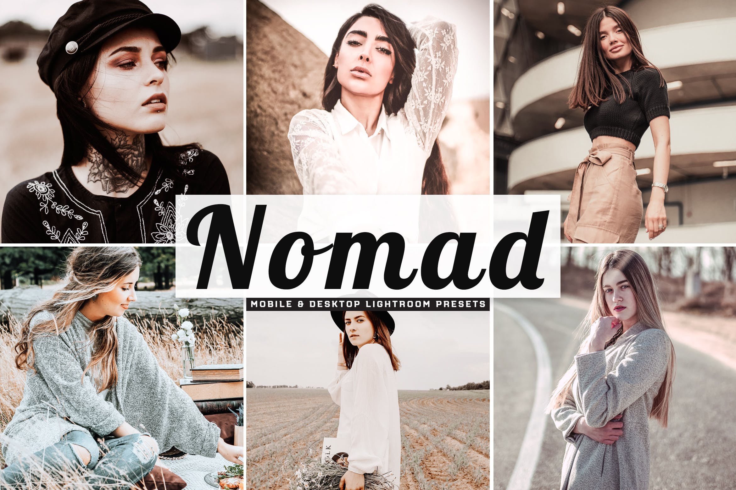 色调非常自然丰富的照片后期处理LR预设 Nomad Mobile & Desktop Lightroom Presets插图