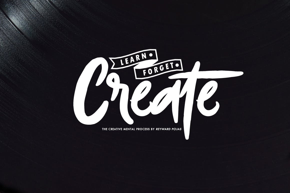 街头涂鸦书法艺术英文字体/字体样式PS动作 Foxing Font + PS Action插图(2)