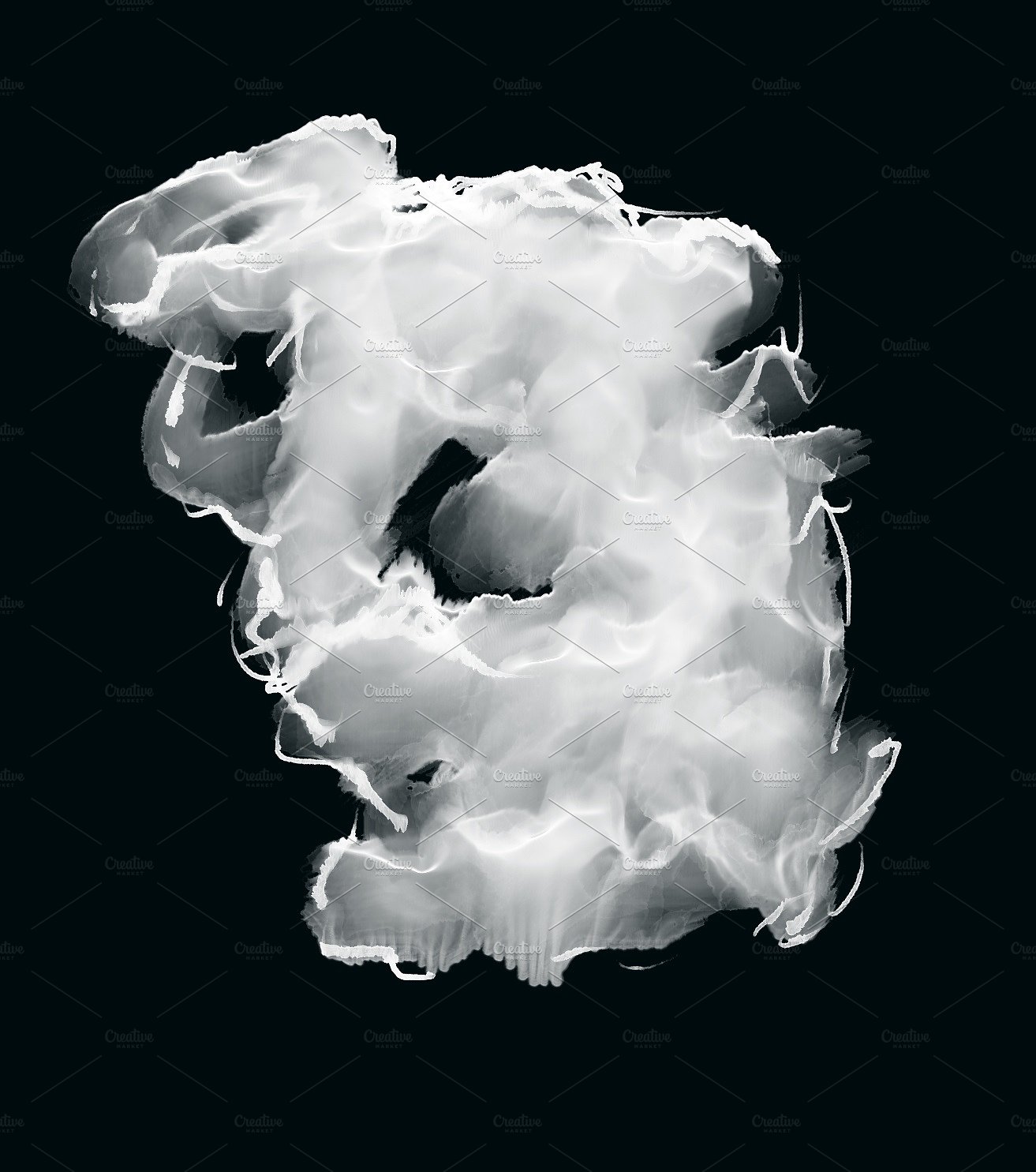 素材库下午茶：30个高品质的手绘水彩风格的PS画笔笔刷插图(8)