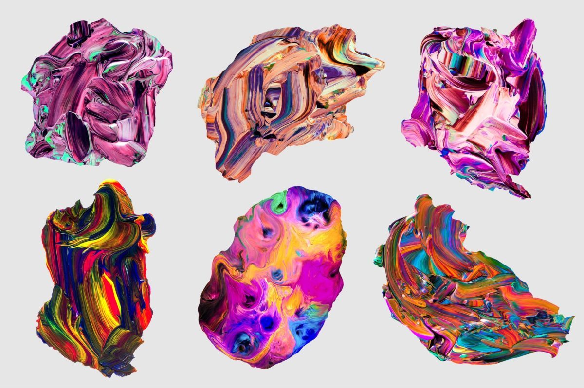 创意抽象纹理系列：抽象液态画工具包（纹理、模板、笔刷&教材）Abstract Paint Toolbox [3.12GB]插图(9)