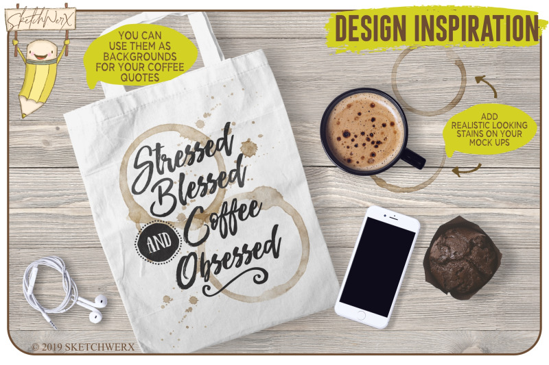 创意Procreate专用画笔素材-水彩戒指和滴水印章插图(3)