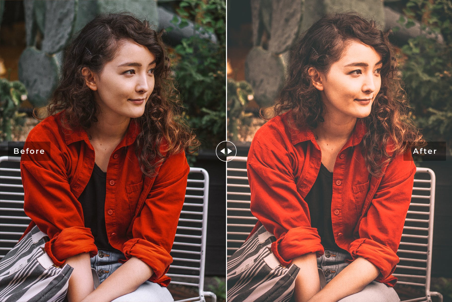 日韩风人像照片后期处理LR调色预设 Korean Mobile & Desktop Lightroom Presets插图(1)