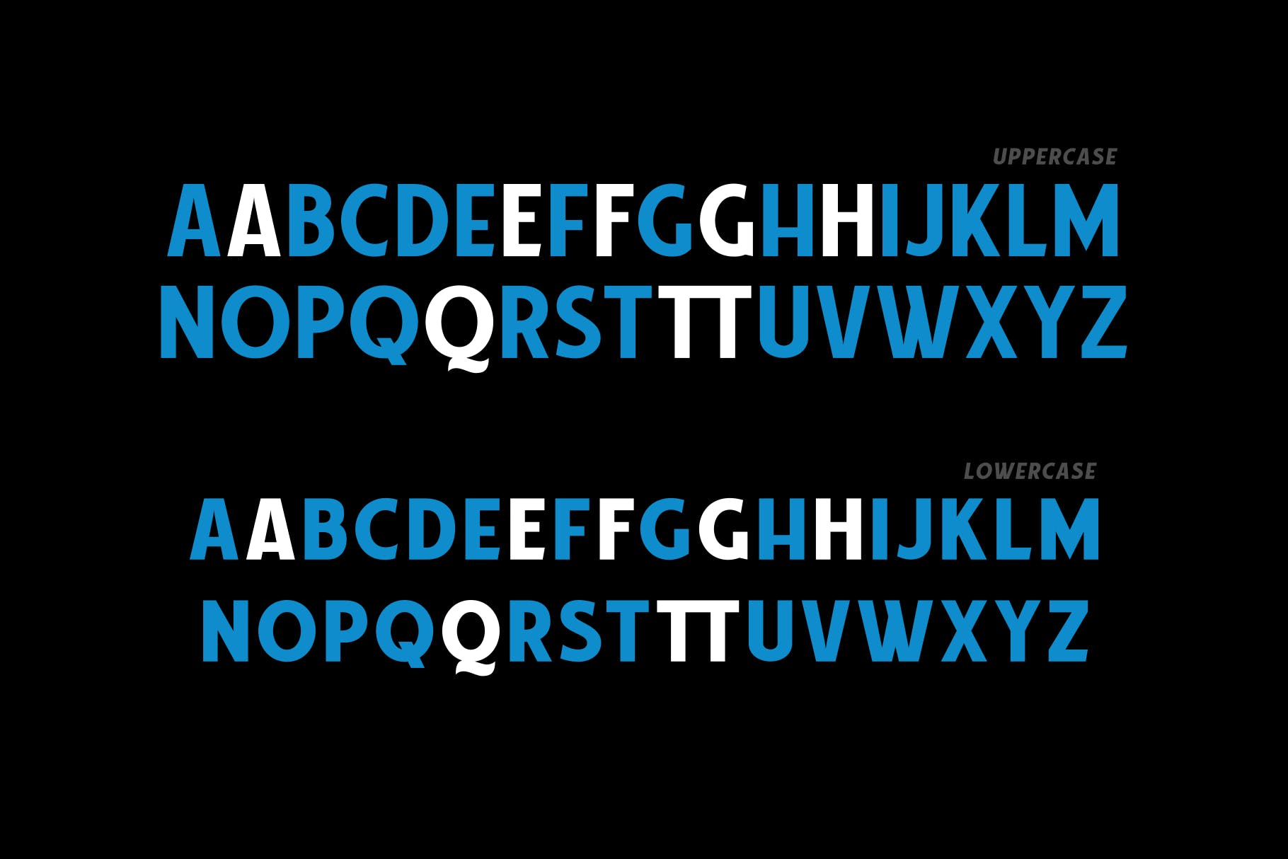 干净利落的英文无衬线粗体字体 Chuck Noon Sans插图(2)