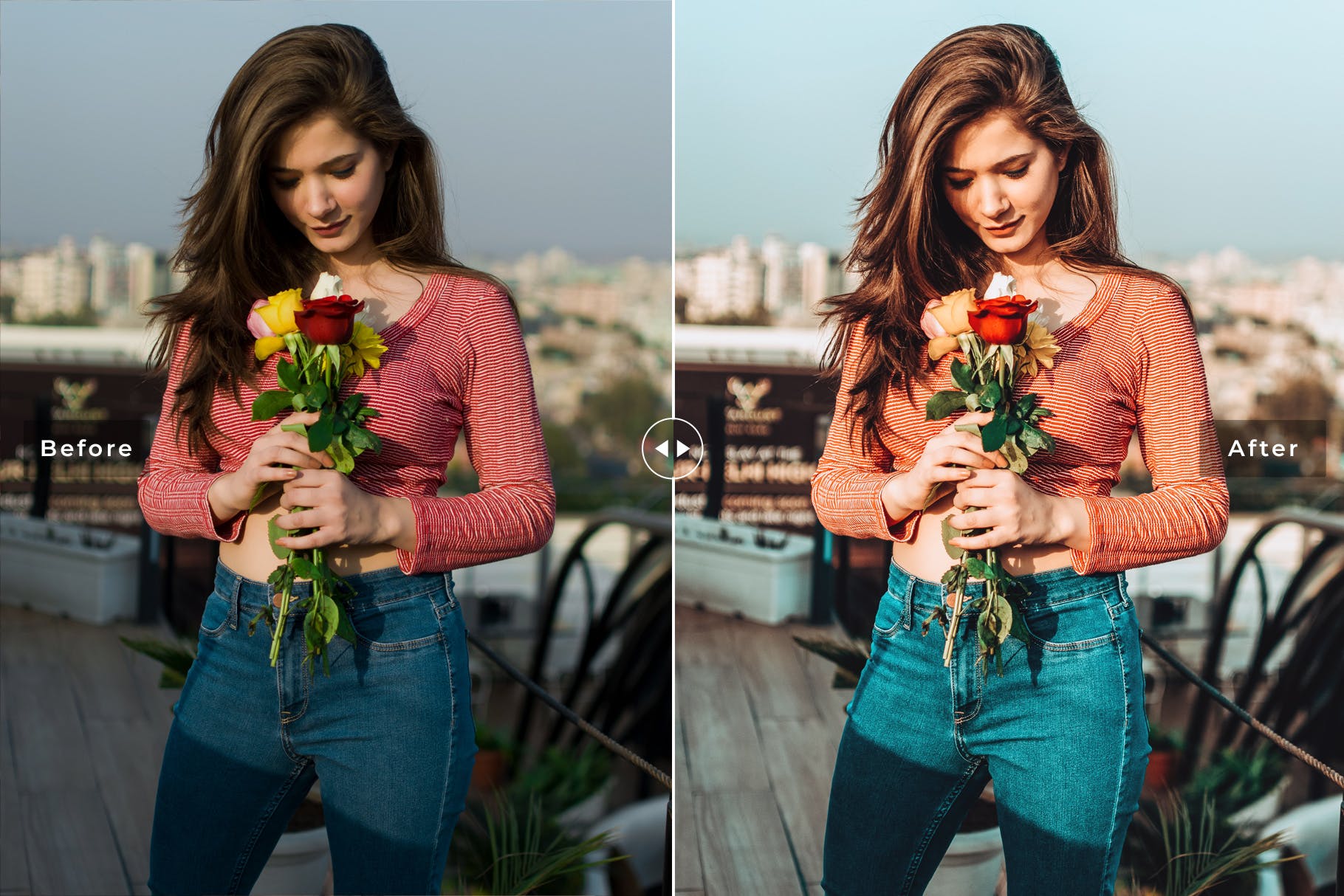 低对比度暖色调人像摄影LR调色滤镜预设 Moscato Mobile & Desktop Lightroom Presets插图(2)